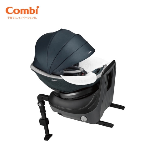 Ghế ngồi ô tô Combi Culmove xoay 360° Smart Isofix (0-4Y) xanh navy