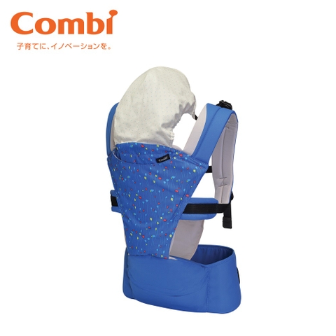 Địu ngồi Hipseat 3 cách xanh blue Combi