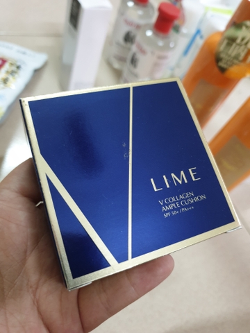 Cushion Lime  V COLLAGEN AMPLE - Xanh 20 Da Thường