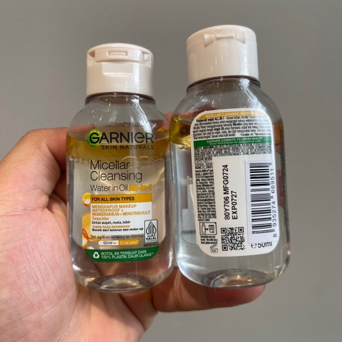 Nước Tẩy Trang Làm Sạch Sâu Garnier Micellar Cleansing Water