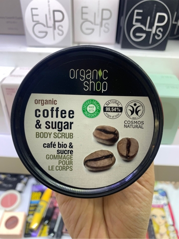 Tẩy Da Chết Body Organic Coffee