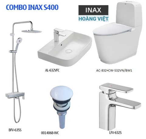 Combo Inax AC-832 + CW-S32VN/BW1 + AL-632VFC + LFV-632S + 0014068-WC + BFV-635S