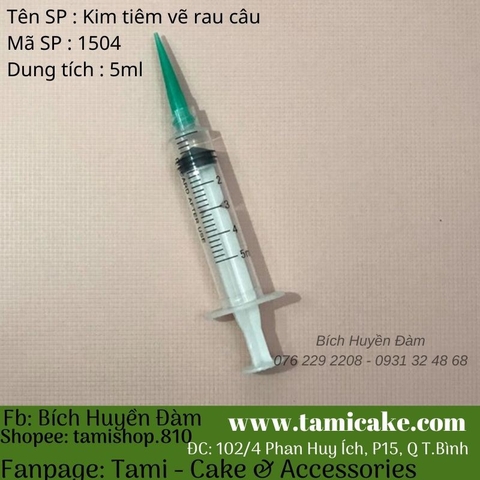 Kim tiêm vẽ rau câu 1504