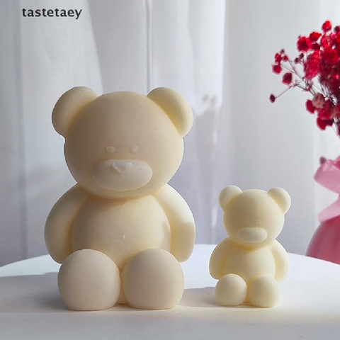 Khuôn silicon đổ rau câu, socola, làm nến, sáp thơm Teddy Bear