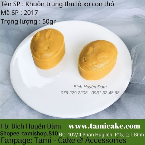 Khuôn lò xo con thỏ (50gr) 2017