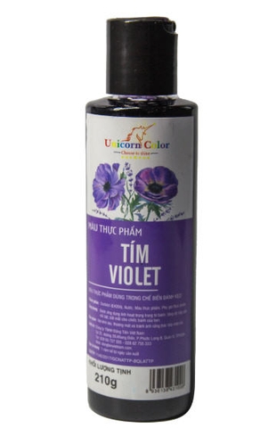 Màu thực phẩm siro Unicorn- TÍM VIOLET