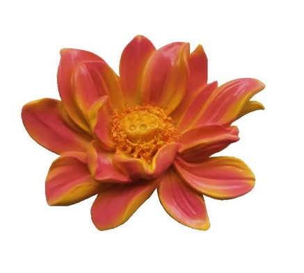 Khuôn silicon mặt nhấn Hoa sen nở ép xôi hoa đậu, trang trí bánh trung thu hiện đại