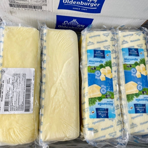 Phô mai mozzarella Đức khối 2,5 kg