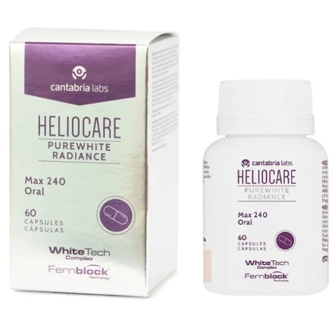 Viên uống chống nắng, trắng da Heliocare Purewhite Radiance Max 240 60 viên