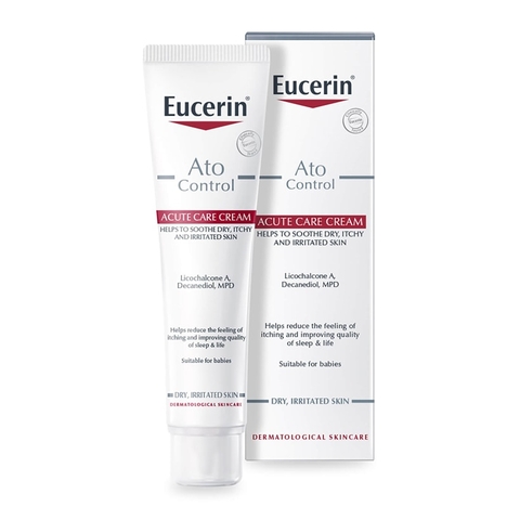 Kem dưỡng giảm ngứa, đỏ da Eucerin Ato Control Acute Care 40ml 63174