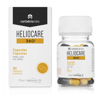 Viên uống chống nắng toàn diện, ngăn ánh sáng xanh Heliocare 360 Oral 30 viên