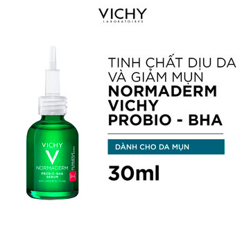 Tinh chất làm dịu da, giảm mụn Vichy Normaderm Probio BHA serum 30ml