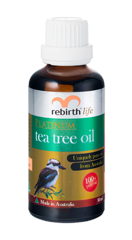 Tinh dầu tràm trà điều tiết bã nhờn hỗ trợ điều trị mụn Rebirth Tea Tree Oil 50ml