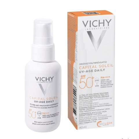 Sữa chống nắng ngăn lão hoá Vichy Capital Soleil UV-Age Daily Water Fluid SPF50 50ml