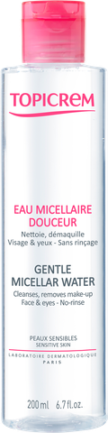 Nước rửa mặt, tẩy trang dịu nhẹ Topicrem Gentle Micellar Water 200ml/400ml