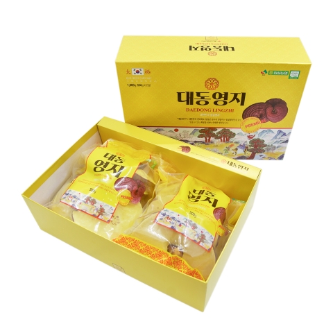 Nấm Linh Chi nguyên tai sấy khô 100% Daedong LingZhi (Hộp 1000g)