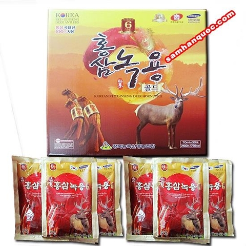 Tinh Chất Hồng Sâm Nhung Hươu Korea 30 gói x 70ml