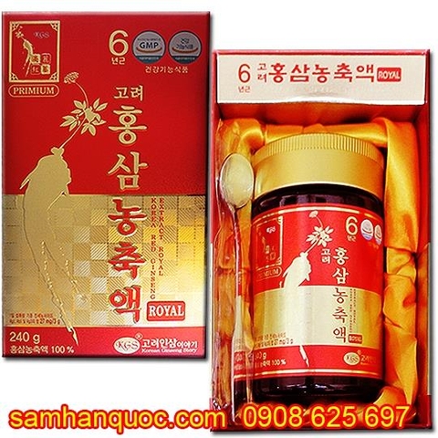 [VIP] [dùng kiêng đường] Cao Hồng Sâm 100% Hoàng Gia Đỏ KGS thượng hạng 240GR