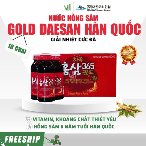 Nước Uống Hồng Sâm 365 DAESAN Hàn Quốc chính hãng