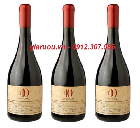 VANG CHILE OCHO TIERRAS 10 GRAN RESERVA GIÁ RẺ NHẤT THỊ TRƯỜNG