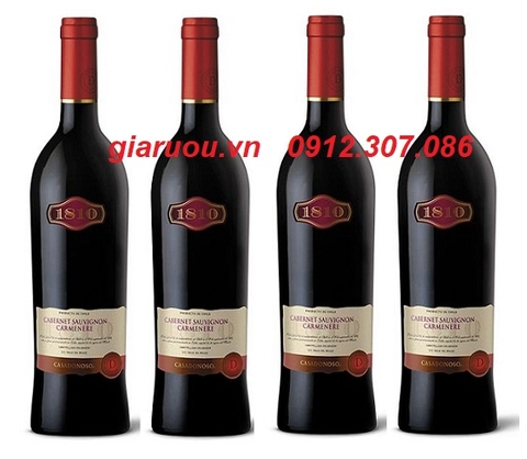 VANG CHILE CASADONOSO 1810 CABERNET CARMENERE LÀM QUÀ TẾT GIÁ CỰC TỐT VANG CHILE CASADONOSO 1810 CABERNET CARMENERE LÀM QUÀ TẾT GIÁ CỰC TỐT