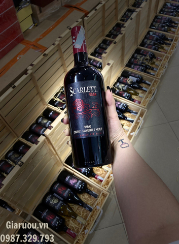 BÁN RƯỢU VANG SCARLETT DARK UỐNG NGON GIÁ RẺ NHẤT BÁN RƯỢU VANG SCARLETT DARK UỐNG NGON GIÁ RẺ NHẤT