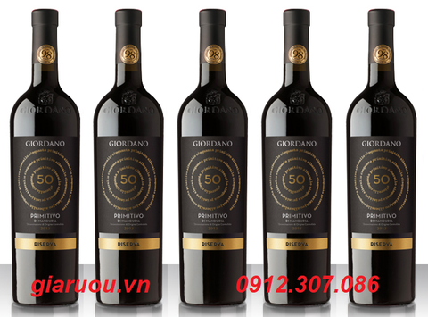 NHÀ CUNG CẤP ĐỘC QUYỀN VANG Ý 50 GIORDANO PRIMITIVO DI MANDURIA RISERVA NHÀ CUNG CẤP ĐỘC QUYỀN VANG Ý 50 GIORDANO PRIMITIVO DI MANDURIA RISERVA