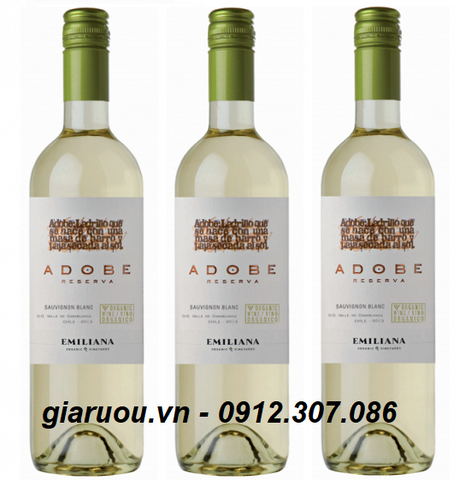 TỔNG ĐẠI LÝ VANG CHILE ADOBE RESERVA SAUVIGNON BLANC TỔNG ĐẠI LÝ VANG CHILE ADOBE RESERVA SAUVIGNON BLANC