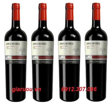 CHUYÊN PHÂN PHỐI VANG CHILE AMOR DE CHILE CABERNET SAUVIGNON GIÁ RẺ CHUYÊN PHÂN PHỐI VANG CHILE AMOR DE CHILE CABERNET SAUVIGNON GIÁ RẺ