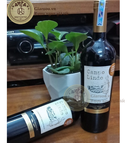 GIÁ RƯỢU VANG CAMPO LINDO GRAND RESERVE CABERNET SAUVIGNON RẺ NHẤT GIÁ RƯỢU VANG CAMPO LINDO GRAND RESERVE CABERNET SAUVIGNON RẺ NHẤT