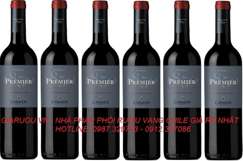 PHÂN PHỐI, BÁN BUÔN VANG CHILE CARMEN PREMIER GIÁ CỰC RẺ PHÂN PHỐI, BÁN BUÔN VANG CHILE CARMEN PREMIER GIÁ CỰC RẺ