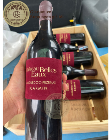 BÁN RƯỢU VANG PHÁP CARMIN CHATEAU BELLES EAUX 15 ĐỘ GIÁ SIÊU RẺ BÁN RƯỢU VANG PHÁP CARMIN CHATEAU BELLES EAUX 15 ĐỘ GIÁ SIÊU RẺ