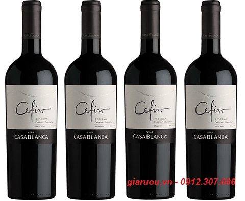 TỔNG ĐẠI LÝ VANG CEFIRO CASABLANCA RESERVA CABERNET SAUVIGNON TỔNG ĐẠI LÝ VANG CEFIRO CASABLANCA RESERVA CABERNET SAUVIGNON