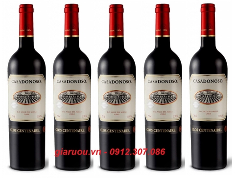 VANG CHILE CASADONOSO CLOS CENTENAIRE GIÁ TỐT NHẤT VANG CHILE CASADONOSO CLOS CENTENAIRE GIÁ TỐT NHẤT
