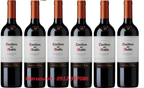 GIÁ VANG CHILE CASILLERO DEL DIABLO CARMENERE GIÁ VANG CHILE CASILLERO DEL DIABLO CARMENERE