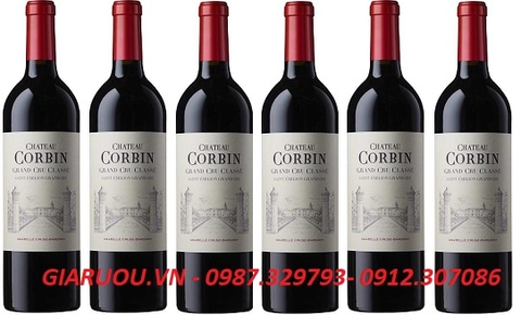 PHÂN PHỐI RƯỢU VANG PHÁP CHATEAU CORBIN GRAND CRU CLASSE GIÁ CỰC TỐT PHÂN PHỐI RƯỢU VANG PHÁP CHATEAU CORBIN GRAND CRU CLASSE GIÁ CỰC TỐT