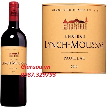 CHATEAU LYNCH MOUSSAS PAUILLAC GIÁ BÁN CỰC TỐT CHATEAU LYNCH MOUSSAS PAUILLAC GIÁ BÁN CỰC TỐT