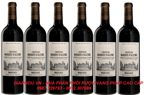 BÁN RƯỢU VANG PHÁP CHATEAU MARQUIS D'ALESME GIÁ CỰC RẺ BÁN RƯỢU VANG PHÁP CHATEAU MARQUIS D'ALESME GIÁ CỰC RẺ