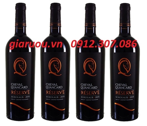 ƯU ĐÃI GIÁ CỰC RẺ - VANG PHÁP CHEVAL QUANCARD RESERVE BORDEAUX ƯU ĐÃI GIÁ CỰC RẺ - VANG PHÁP CHEVAL QUANCARD RESERVE BORDEAUX