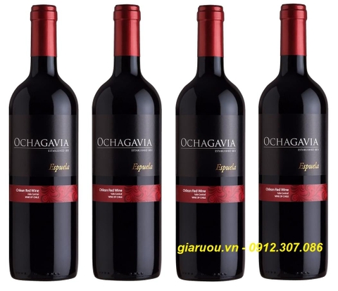 BÁN VANG CHILE OCHAGAVIA ESPUELA RED WINE GIÁ RẺ NHẤT BÁN VANG CHILE OCHAGAVIA ESPUELA RED WINE GIÁ RẺ NHẤT