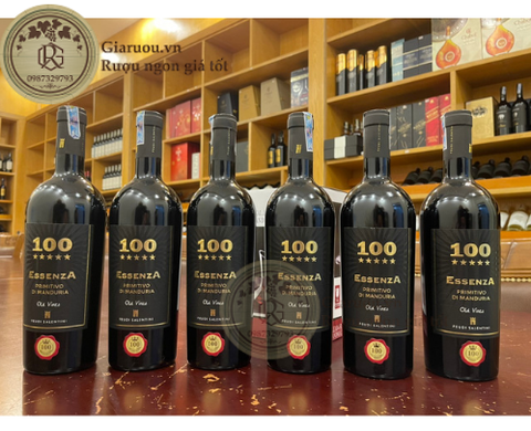 ESSENZA 100 PRIMITIVO DI MANDURIA - RƯỢU NGON GIÁ SIÊU TỐT ESSENZA 100 PRIMITIVO DI MANDURIA - RƯỢU NGON GIÁ SIÊU TỐT