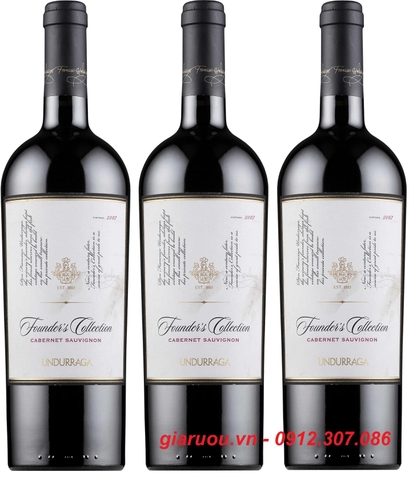 GIÁ VANG UNDURRAGA FOUNDER'S COLLECTION CABERNET SAUVIGNON RẺ NHẤT GIÁ VANG UNDURRAGA FOUNDER'S COLLECTION CABERNET SAUVIGNON RẺ NHẤT
