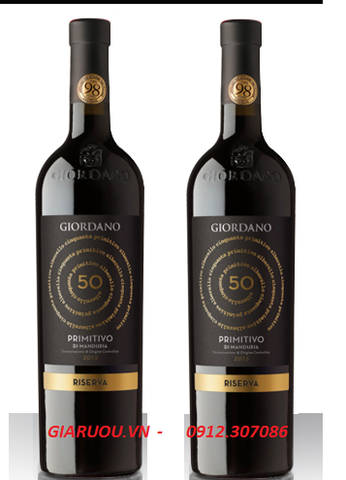 GIÁ VANG Ý GIORDANO 50 PRIMITIVO GIÁ VANG Ý GIORDANO 50 PRIMITIVO