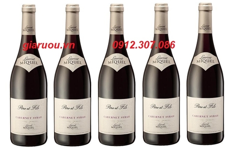 VANG PHÁP LAURENT MIQUEL PERE ET FILS CABERNET SYRAH BÁN RẺ NHẤT VANG PHÁP LAURENT MIQUEL PERE ET FILS CABERNET SYRAH BÁN RẺ NHẤT