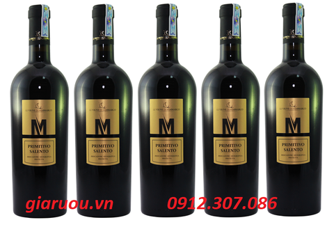 VANG Ý M PRIMITIVO SALENTO UỐNG CỰC NGON, GIÁ CỰC RẺ TẠI GIARUOU.VN VANG Ý M PRIMITIVO SALENTO UỐNG CỰC NGON, GIÁ CỰC RẺ TẠI GIARUOU.VN