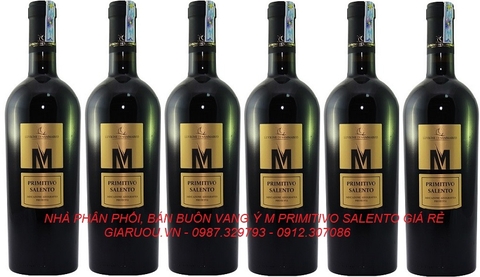 BÁN BUÔN RƯỢU VANG Ý M PRIMITIVO SALENTO GIÁ CỰC RẺ Ở HÀ NỘI BÁN BUÔN RƯỢU VANG Ý M PRIMITIVO SALENTO GIÁ CỰC RẺ Ở HÀ NỘI
