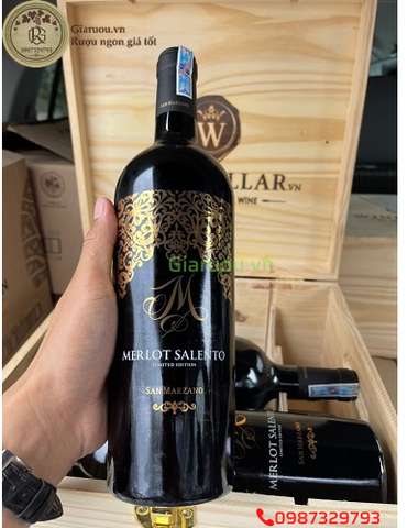 BÁN RƯỢU VANG Ý M MERLOT SALENTO GIÁ RẺ NHẤT BÁN RƯỢU VANG Ý M MERLOT SALENTO GIÁ RẺ NHẤT