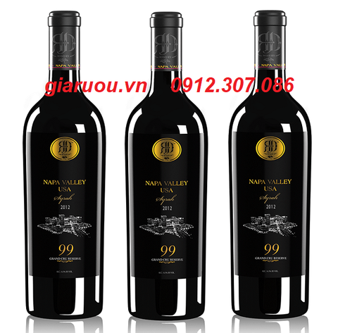 NHÀ PHÂN PHỐI RƯỢU VANG MỸ NAPA VALLEY 99 SYRAH GIÁ TỐT NHẤT NHÀ PHÂN PHỐI RƯỢU VANG MỸ NAPA VALLEY 99 SYRAH GIÁ TỐT NHẤT