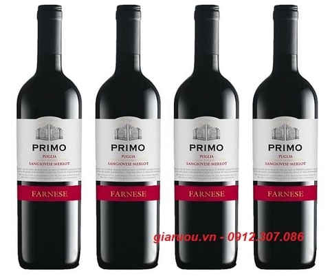 TỔNG ĐẠI LÝ VANG Ý FARNESE PRIMO SANGIOVESE MERLOT TỔNG ĐẠI LÝ VANG Ý FARNESE PRIMO SANGIOVESE MERLOT