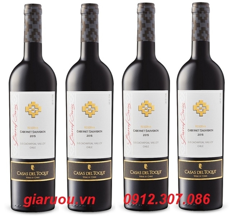 PHÂN PHỐI VANG CHILE CASAS DEL TOQUI RESERVA CABERNET SAUVIGNON GIÁ RẺ PHÂN PHỐI VANG CHILE CASAS DEL TOQUI RESERVA CABERNET SAUVIGNON GIÁ RẺ